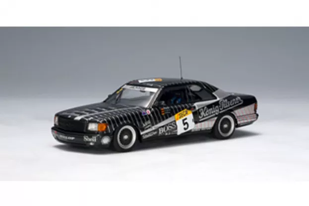 AUTOart Mercedes-Benz 500 SEC AMG 24 HRS Race Spa Franchorchamps 5 W126 1989 Heyer Mertes Wess 1:43 68931