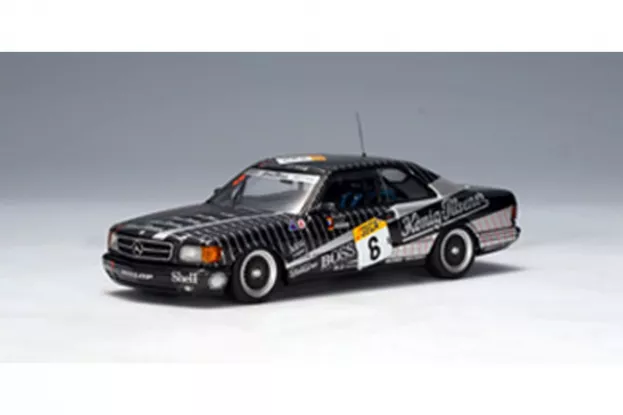 AUTOart Mercedes-Benz 500 SEC AMG 24 HRS Race Spa Franchorchamps 6 W126 1989 Ludwig Cudini Muller 1:43 68932