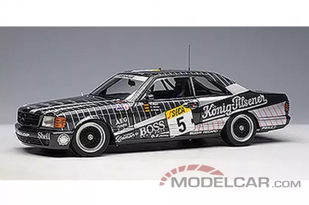 AUTOart Mercedes-Benz 500 SEC AMG 24 HRS Race Spa Francorchamps 5 1989 W126 1:18 88931