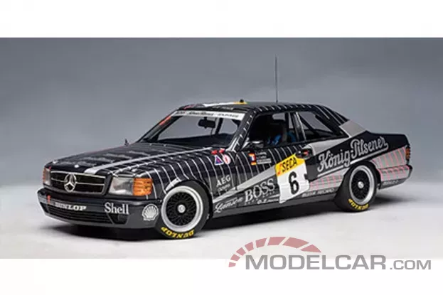 AUTOart Mercedes-Benz 500 SEC AMG 24 HRS Race Spa Francorchamps 6 1989 W126 1:18 88932