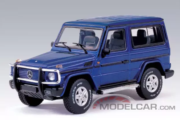 AUTOart Mercedes-Benz G Model SWB W463 Blue 1:43 56101