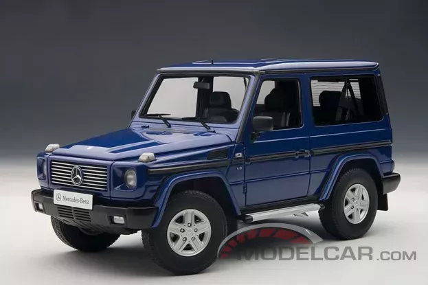 AUTOart Mercedes-Benz G Model SWB W463 Blue 1:18 76114