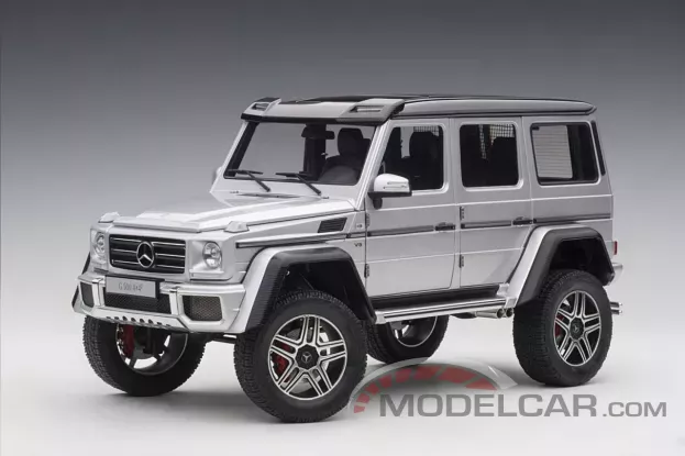 AUTOart Mercedes-Benz G500 4×4 W463 Iridium Silver Metallic 1:18 76318