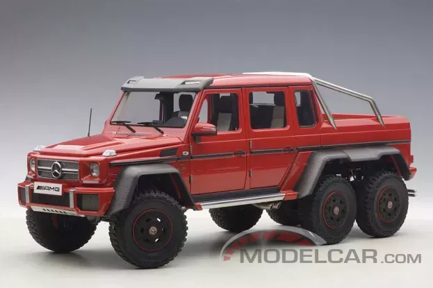 AUTOart Mercedes-Benz G63 AMG 6x6 Red 1:18 76304