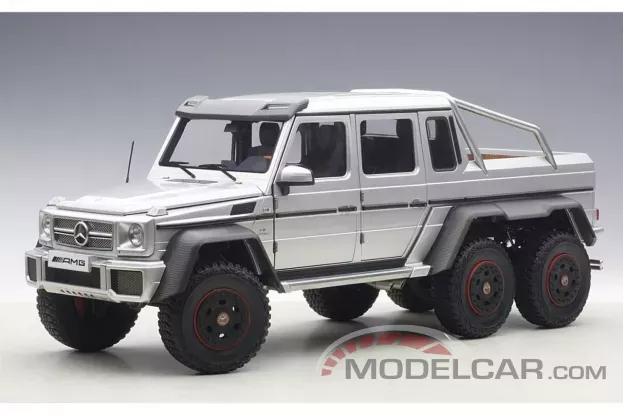 AUTOart Mercedes-Benz G63 AMG 6x6 Silver 1:18 76301