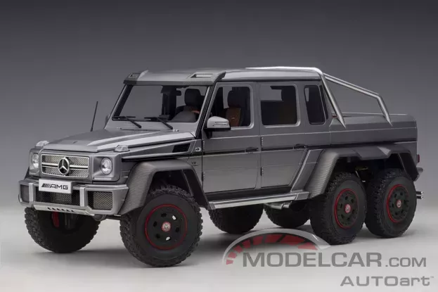 AUTOart Mercedes-Benz G63 AMG 6x6 w463 Designo Platinum Magno 1:18 76308