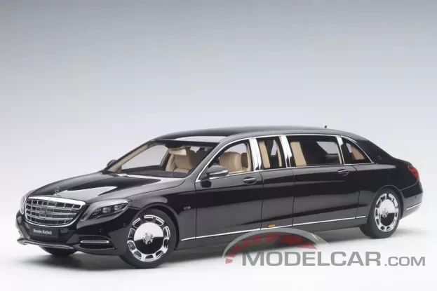 AUTOart Mercedes-Maybach S-Klasse S600 Pullman W222 Black 1:18 76297