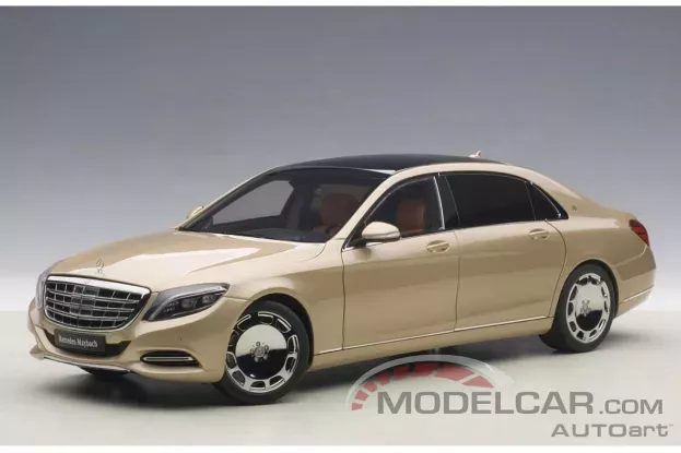 AUTOart Mercedes-Maybach S-Klasse S600 SWB Champagne Gold 1:18 76294