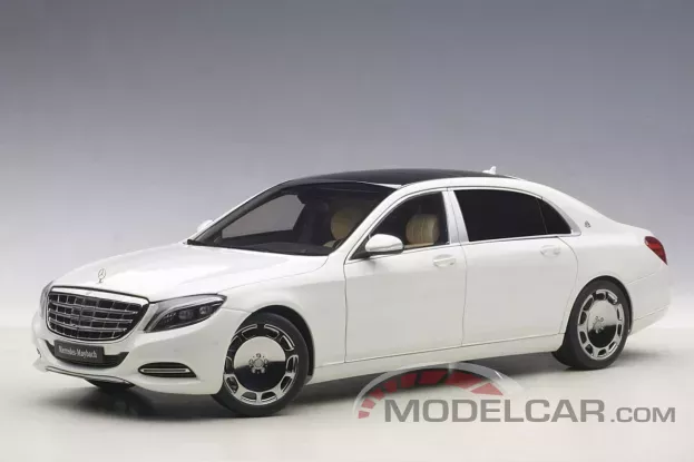 AUTOart Mercedes-Maybach S-Klasse S600 SWB White 1:18 76291