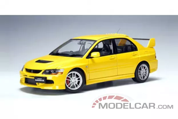 AUTOart Mitsubishi Lancer EVO IX GSR Yellow 1:18 77192