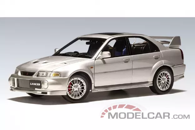AUTOart Mitsubishi Lancer Evo VI Street Car RHD Silver 1:18 77153