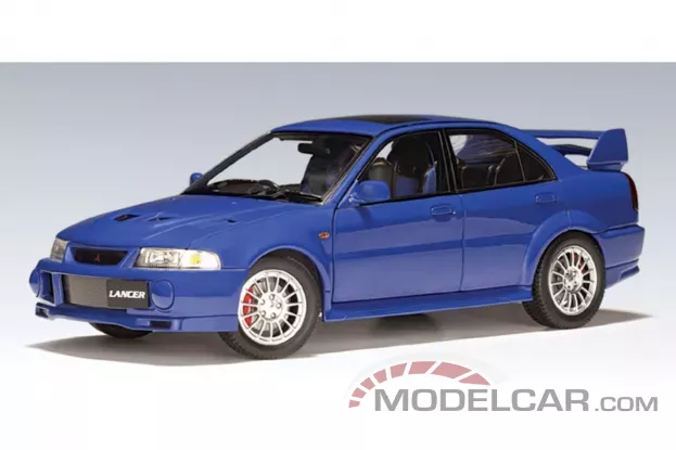 AUTOart Mitsubishi Lancer Evolution VI Street Car RHD Blue 1:18 77151