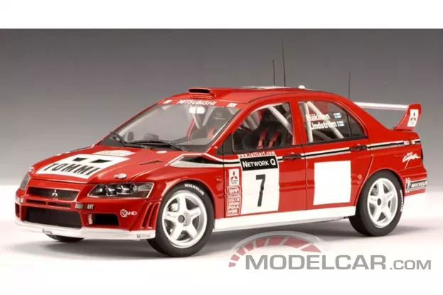 AUTOart Mitsubishi Lancer Evolution VII WRC Makinen Lindstrom 7 1:18 80151