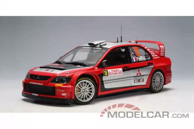 AUTOart Mitsubishi Lancer WRC05 Panizzi 10 Rally Monte Carlo 1:18 80541