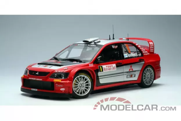 AUTOart Mitsubishi Lancer WRC05 Rovanpera 91 Rally Monte Carlo 1:18 80540