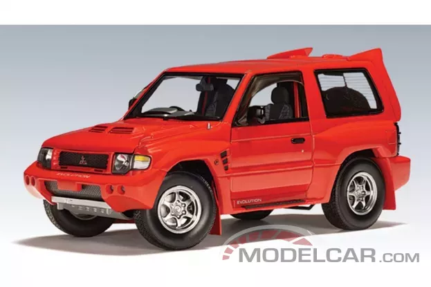 AUTOart Mitsubishi Pajero Evo V20 1998 Red 1:18 77132