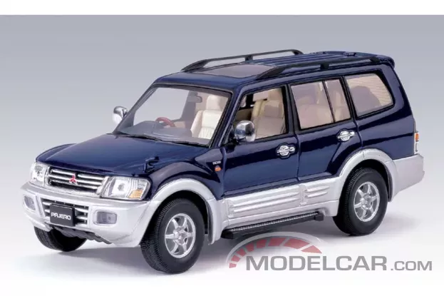 AUTOart Mitsubishi Pajero LWB V20 1999 Blue 1:43 57101