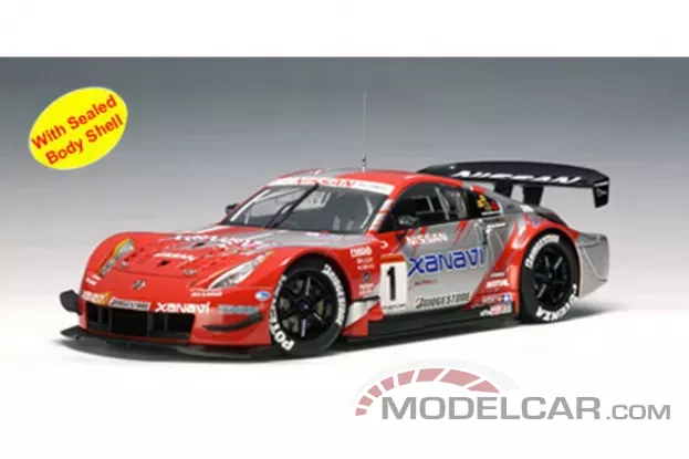 AUTOart Nissan Fairlady Z JGTC 2004 Xanavi 1 Late Version Round 7 Suzuka 1:18 80481