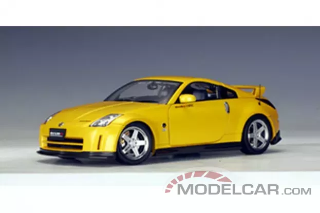 AUTOart Nissan Fairlady Z Nismo S-Tune Version 2002 Sunshine Yellow 1:18 80282