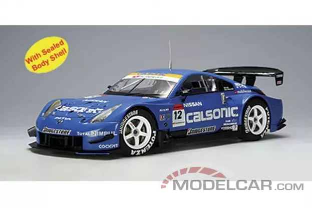 AUTOart Nissan Fairlady Z Super GT 2005 Calsonic Impul Z 12 1:18 80579