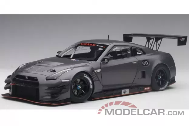 AUTOart Nissan GT-R Nismo GT3 R35 Dark Matt Grey 1:18 81583