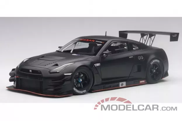 AUTOart Nissan GT-R Nismo GT3 R35 Matt Black 1:18 81580