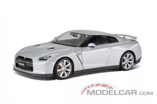 AUTOart Nissan GT-R R35 Ultimate Metal Silver dealer edition KWAM0 1:18 10011