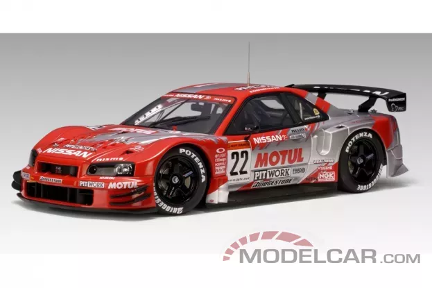 AUTOart Nissan Skyline GT-R 2003 R34 JGTC Motul Pitwork 22 1:18 80376