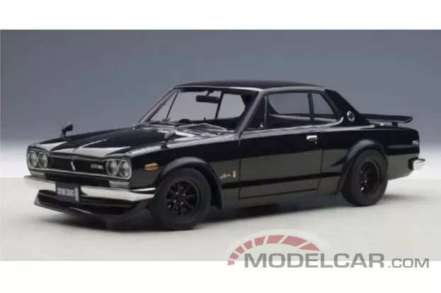AUTOart Nissan Skyline GT-R KPGC10 Tuned Version Black 1:18 77443