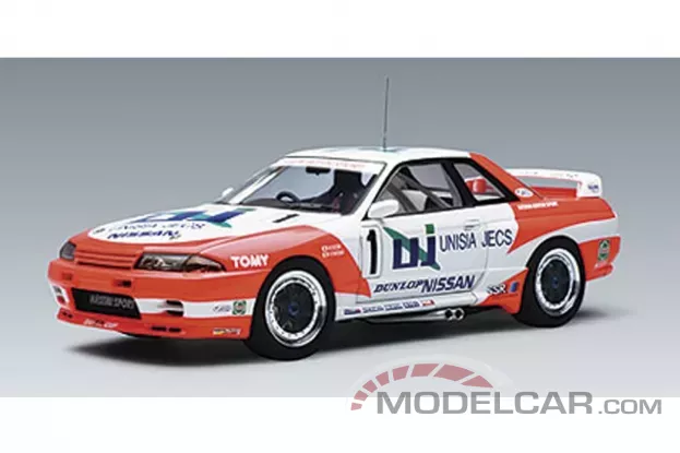 AUTOart Nissan Skyline GT-R R32 Group A 1993 Unisia JECS Skyline 1 Hasemi Motorsport 1:18 89378