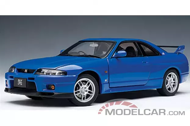AUTOart Nissan Skyline GT-R R33 V-Spec LM Champion Blue 1:18 77328