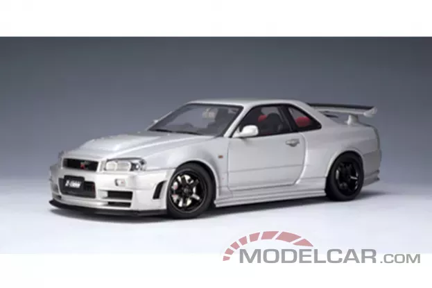 AUTOart Nissan Skyline GT-R R34 Nismo Z-Tune 2005 Diamond Silver 1:18 77356