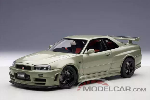 AUTOart Nissan Skyline GT-R R34 Nismo Z-Tune Millennium Jade 1:18 77353