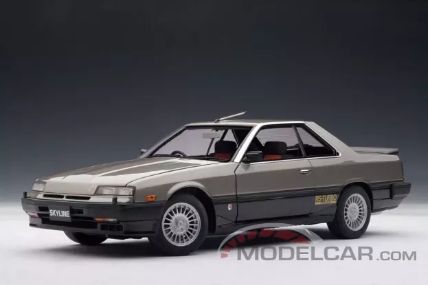 AUTOart Nissan Skyline Hardtop 2000 Turbo Intercooler RS-X DR30 Metallic Grey 1:18 77428