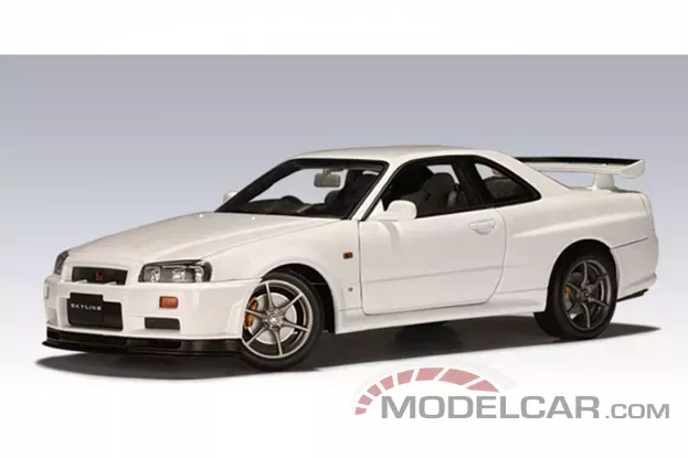 AUTOart Nissan Skyline R34 GTR 1999 White 1:18 77303