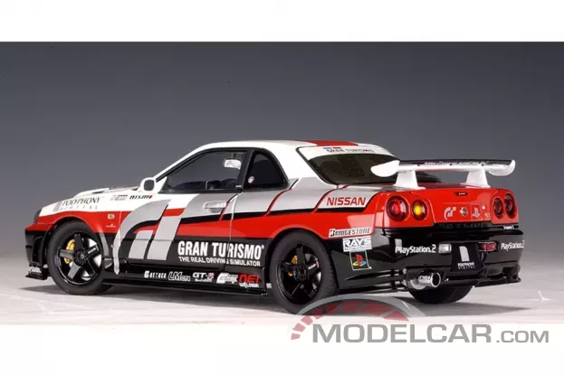 AUTOart Nissan Skyline R34 GTR 2002 Gran Turismo Version 1:18 80279