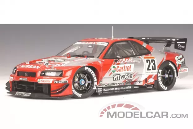 AUTOart Nissan Skyline R34 GTR JGTC 2002 Castrol Pitwork 23 1:18 80278