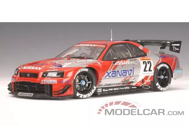 AUTOart Nissan Skyline R34 GTR JGTC 2002 Xanavi Nismo 22 1:18 80277