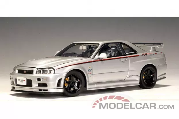 AUTOart Nissan Skyline R34 Nismo Z-Tune Version 2001 Silver 1:18 80180