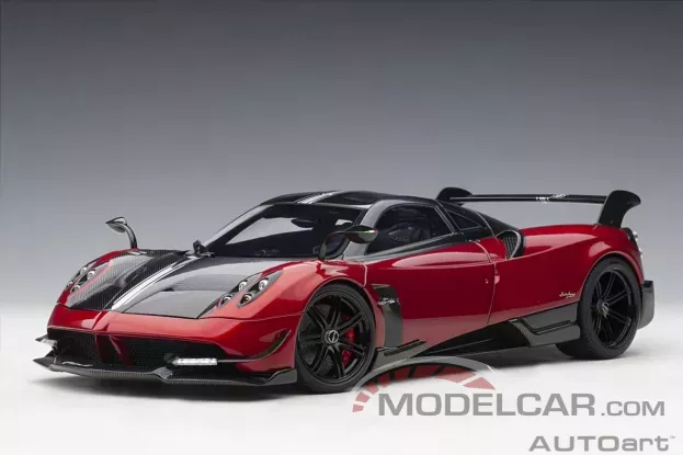 AUTOart Pagani Huayra BC Rosso Dubai Carbon 1:18 78276