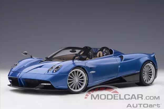 AUTOart Pagani Huayra Roadster Blue Carbon 1:18 78286