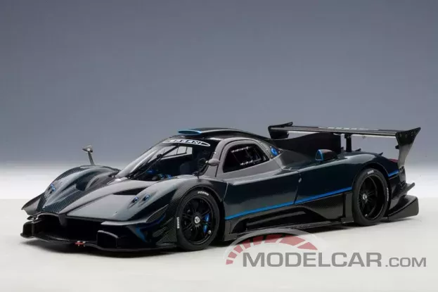 AUTOart Pagani Zonda Revolution Blue Black Carbon Fiber 1:18 78273