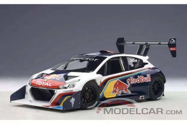 AUTOart Peugeot 208 T16 Pikes Peak Winner 2013 Red Bull Loeb 208 1:18 81354