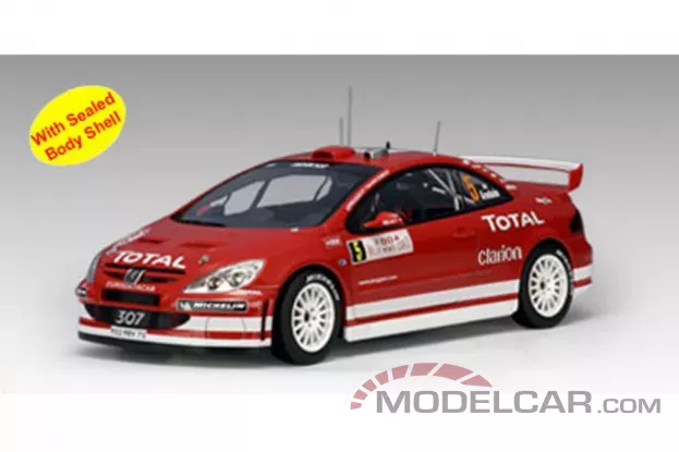 AUTOart Peugeot 307 WRC 2004 M.Gronholm T.Rautiainen 5 1:18 80455