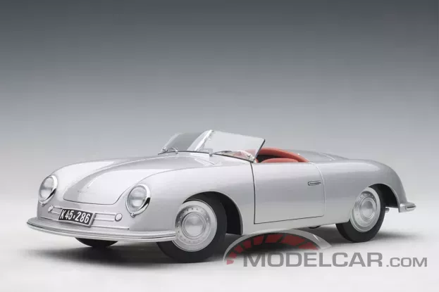 AUTOart Porsche 356 Number 1 Silver 1:18 78072