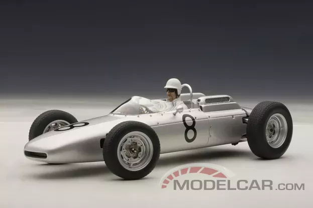AUTOart Porsche 804 F1 Nurburgring 1962 8 J.Bonnier with driver figure 1:18 86274