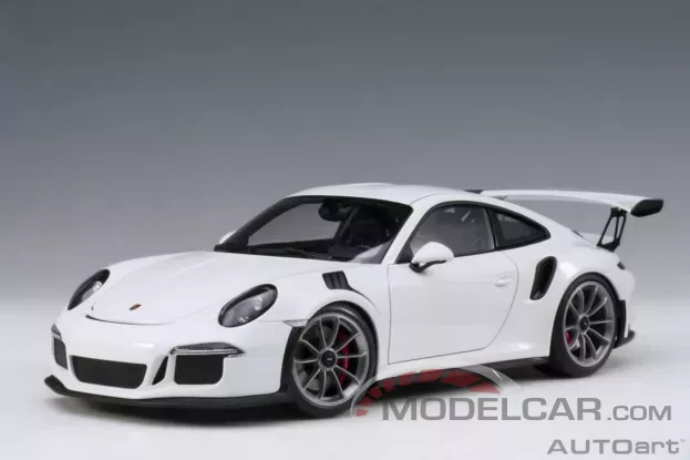 AUTOart Porsche 911 991 GT3 RS White 1:18 78166