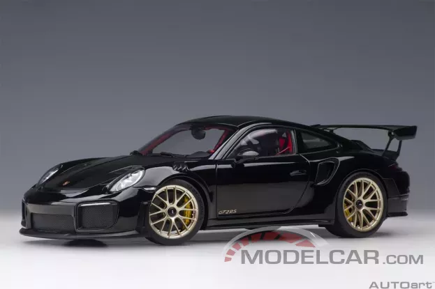 AUTOart Porsche 911 991.2 GT2 RS Weissach Package Black 1:18 78186