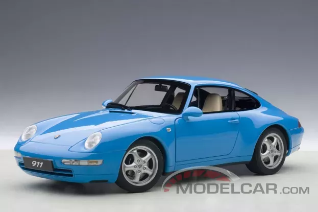AUTOart Porsche 911 993 Carrera Riviera Blue Metallic 1:18 78133