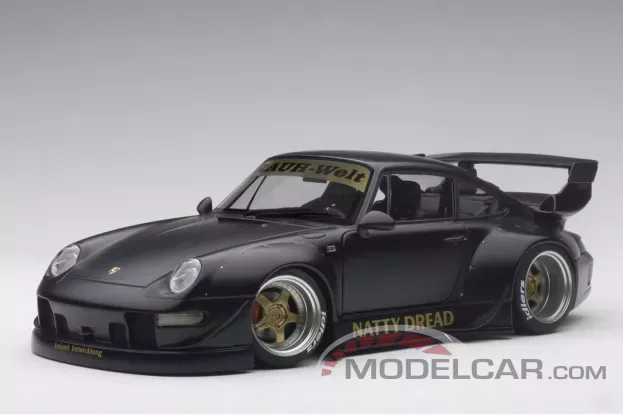 AUTOart Porsche 911 993 RWB Matt Black 1:18 78154